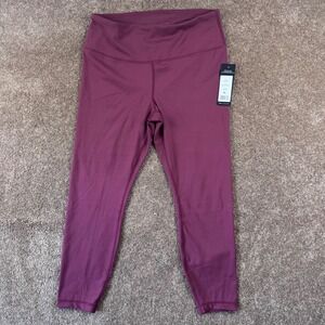 Yogalicious Lux Womens XL Rouge‎ Blush High Rise Ankle Leggings PY75852 NEW
